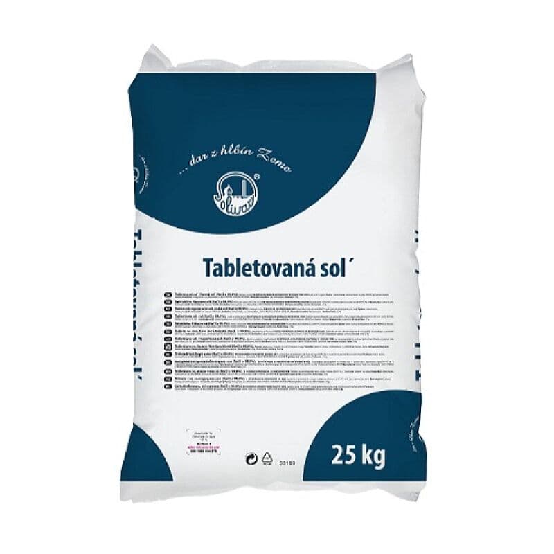 Tabletirana sol za mehčalne naprave 25 kg – uradni prikaz izdelka 1